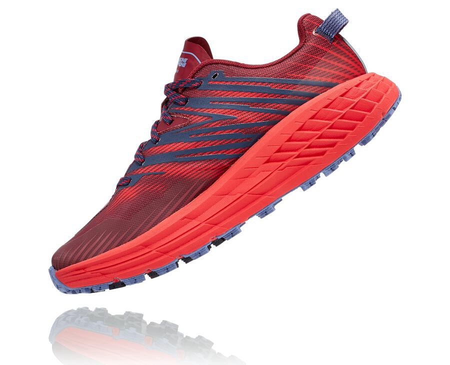 Hoka One One Spor Ayakkabı Kadın Kırmızı - Speedgoat 4 - HV2639781